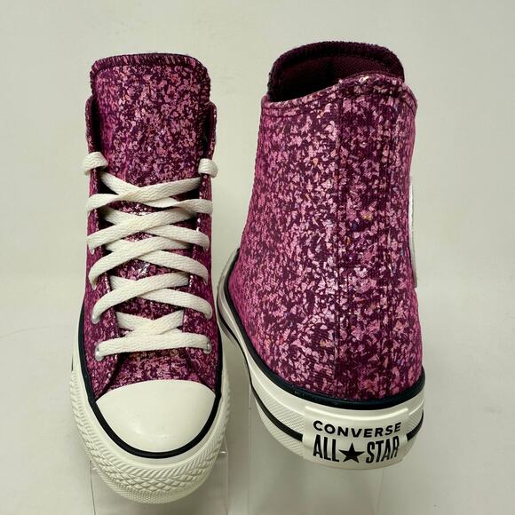 Converse Chuck Taylor All Star Hi Sneaker Brand New W Box Womens 8 Purple S-1530 - Picture 6 of 16